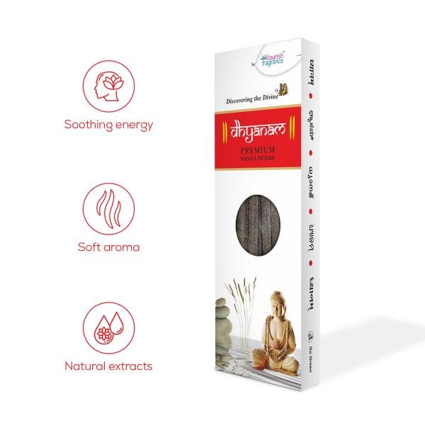 DHYANAM MASALA THICK PREMIUM INCENSE STICKS