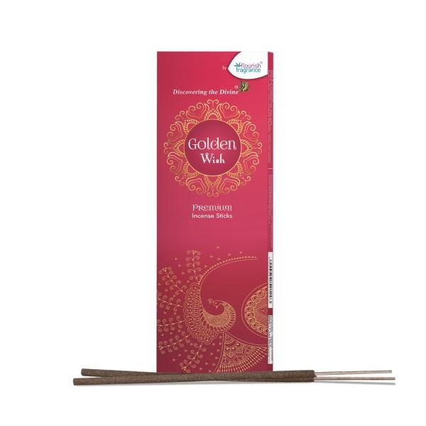 GOLDEN WISH THICK PREMIUM INCENSE STICKS