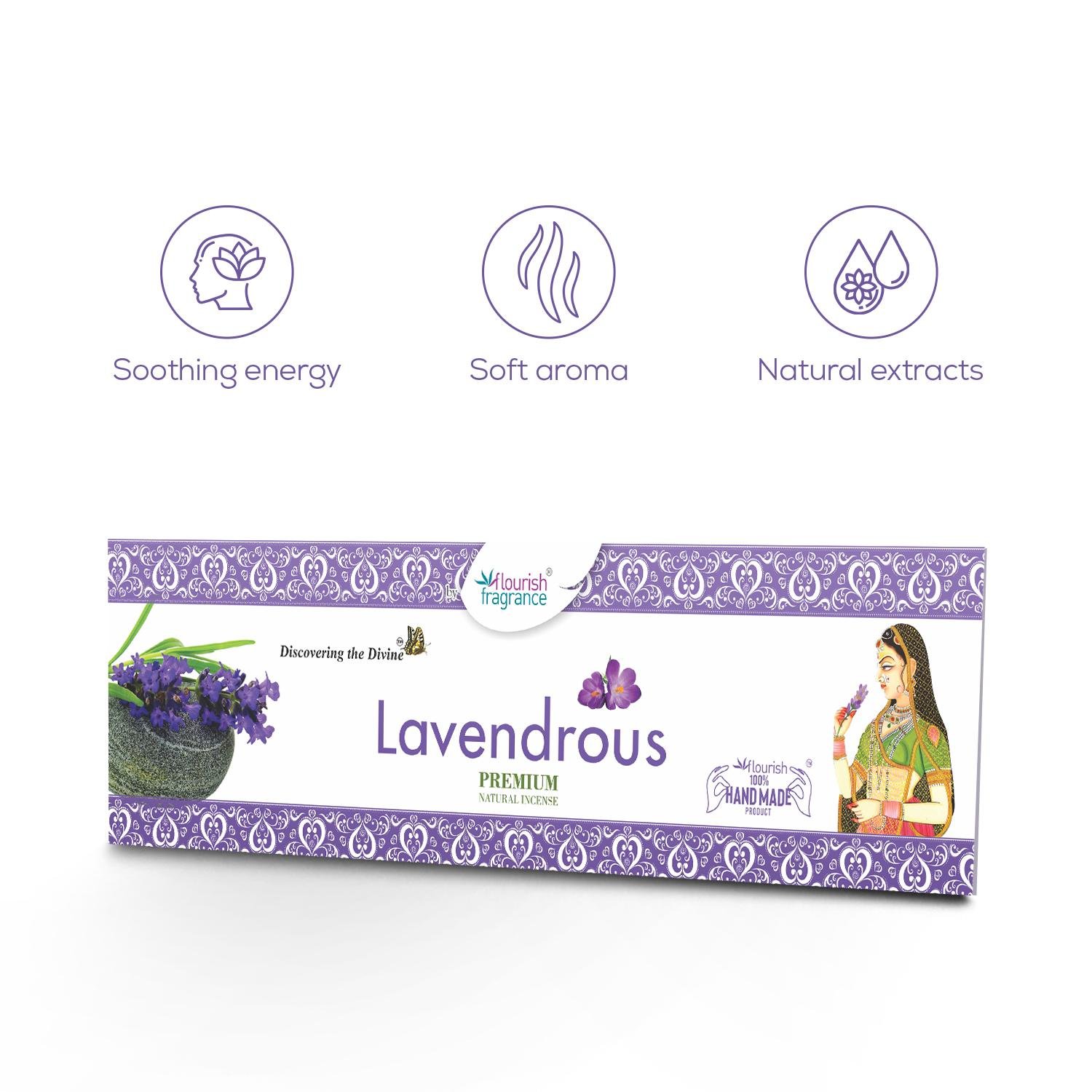 LAVENDROUS LAXURY MASALA INCENSE STICKS