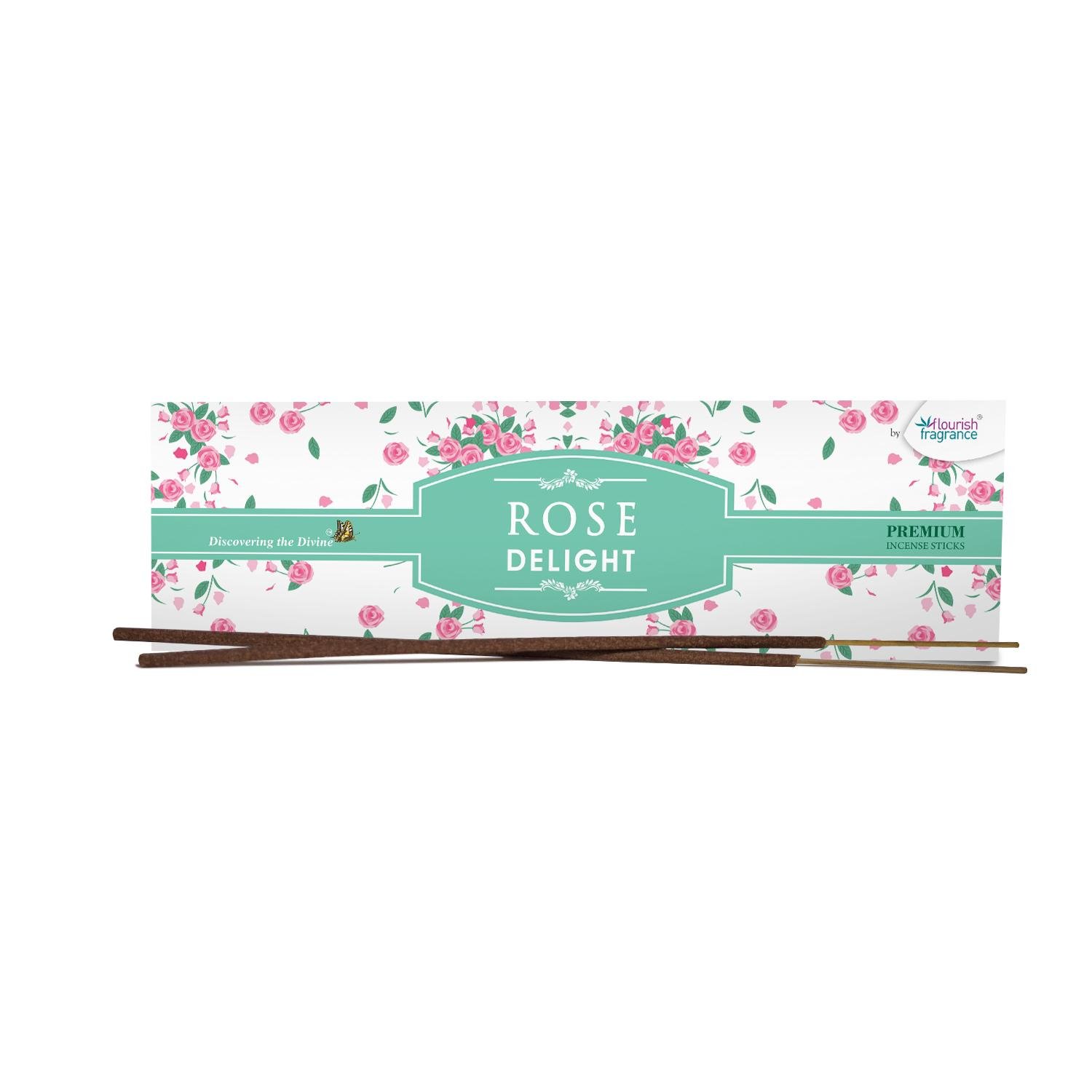 ROSE DELIGHT PREMIUM INCENSE STICKS